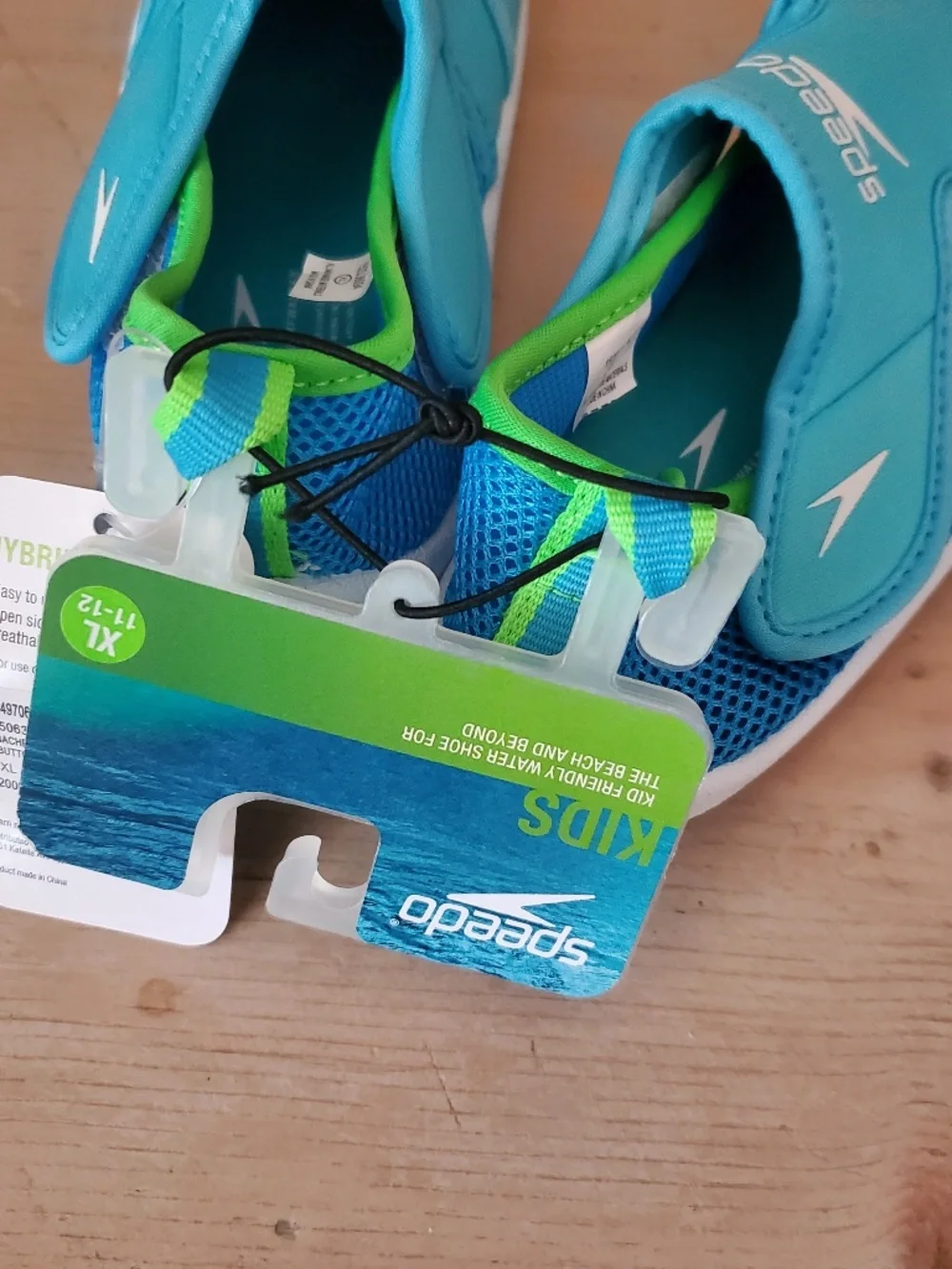 SPEEDO Blue Water Shoes for KIDS Size XL (11-12) NEW